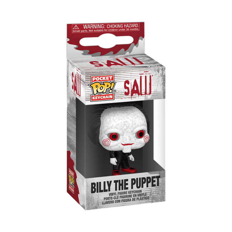 SAW BILLY HORROR PORTE CLE POCKET POP 4 CM