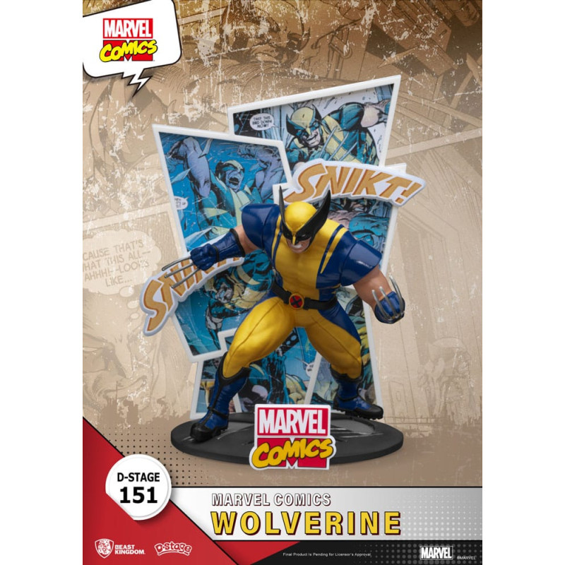 WOLVERINE MARVEL DIORAMA PVC D STAGE 16 CM