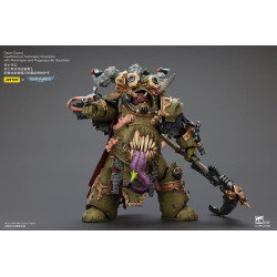 DEATH GUARD TERMINATOR CHAMPION WITH MANREAPER WARHAMMER 40K FGURINE 12 CM