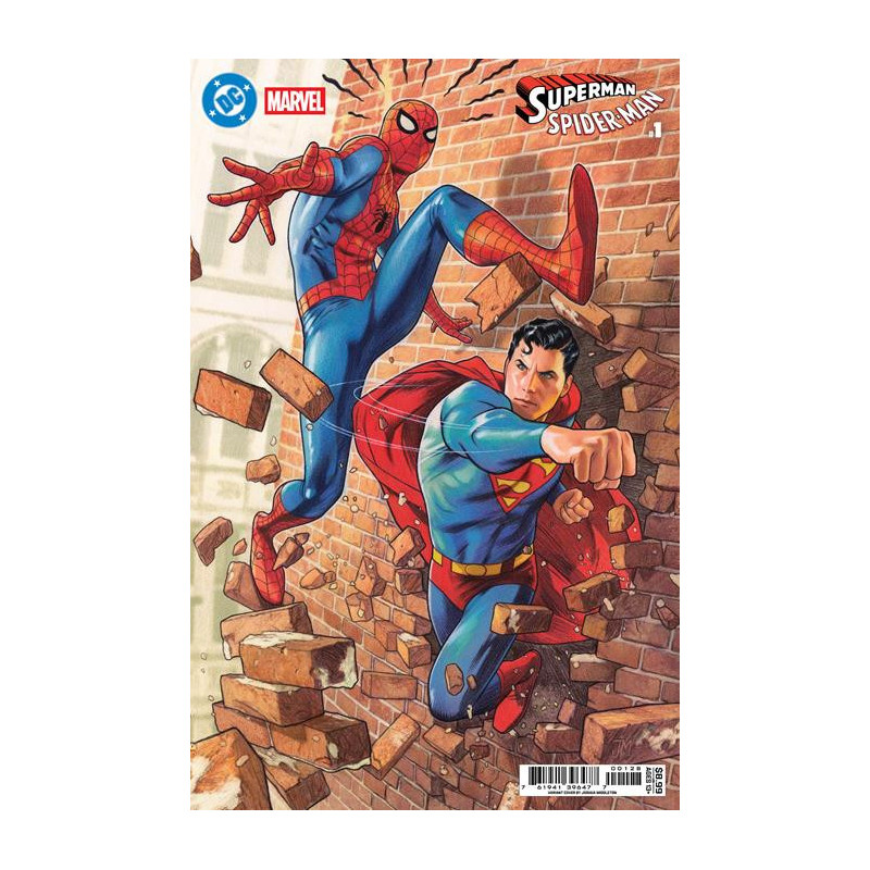 DC MARVEL SUPERMAN SPIDER-MAN 1 (ONE SHOT) CVR P JOSHUA MIDDLETON