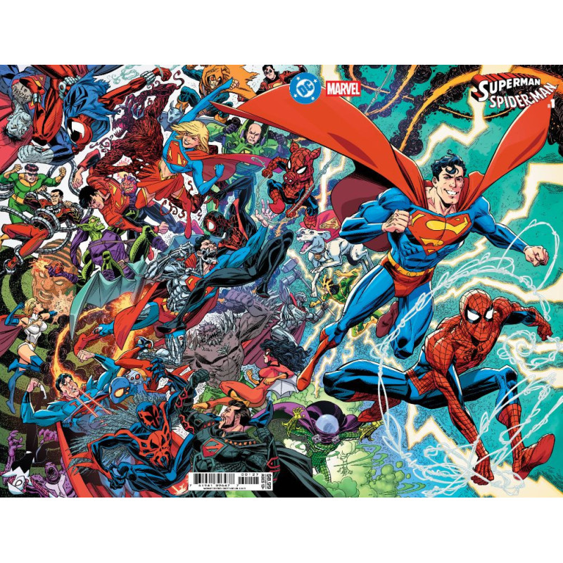 DC MARVEL SUPERMAN SPIDER-MAN 1 (ONE SHOT) CVR O SCOTT KOBLISH