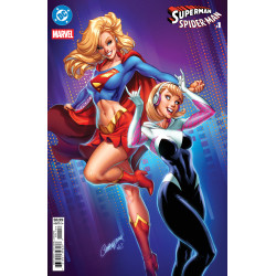 DC MARVEL SUPERMAN SPIDER-MAN 1 (ONE SHOT) CVR N J SCOTT CAMPBELL