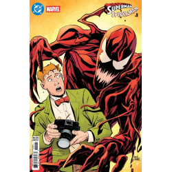 DC MARVEL SUPERMAN SPIDER-MAN 1 (ONE SHOT) CVR F STEVE LIEBER JIMMY