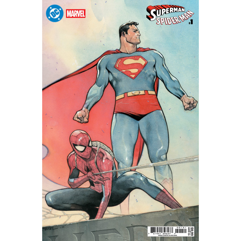 DC MARVEL SUPERMAN SPIDER-MAN 1 (ONE SHOT) CVR E OLIVIER COIPEL
