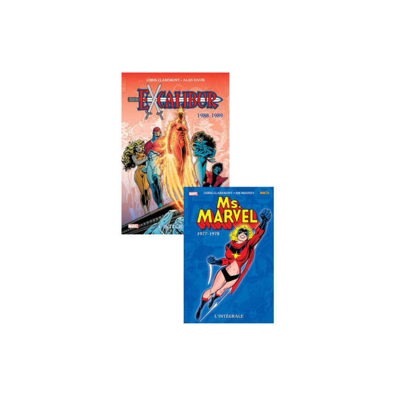 PACK DÉDICACE CHRIS CLAREMONT : MS MARVEL & EXCALIBUR