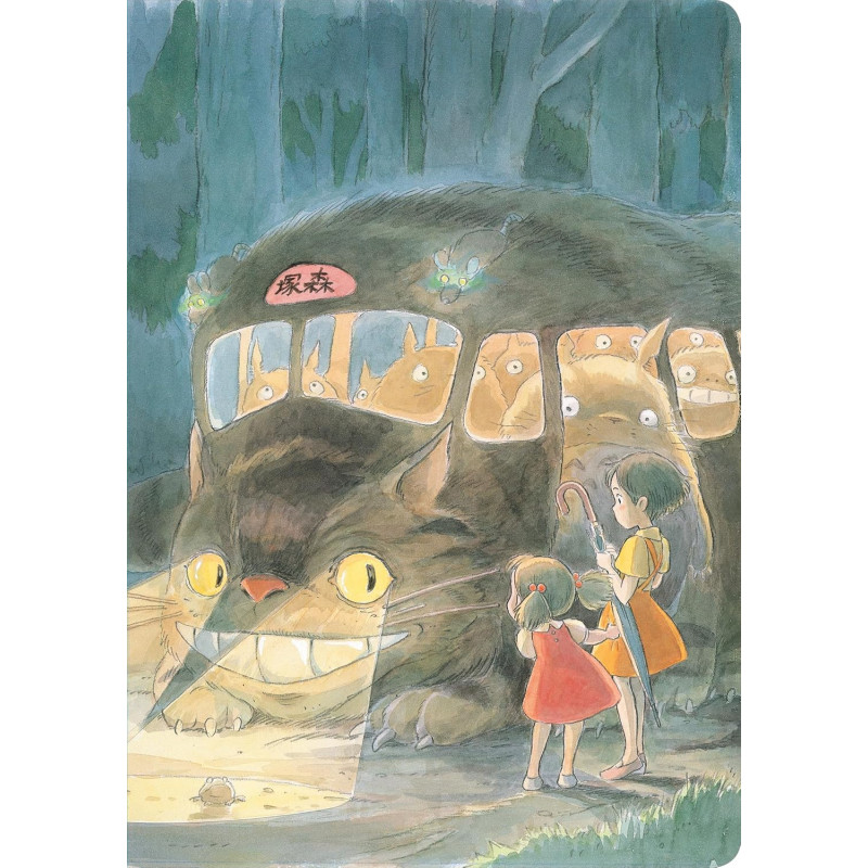 GHIBLI CARNET TOTORO CHAT BUS