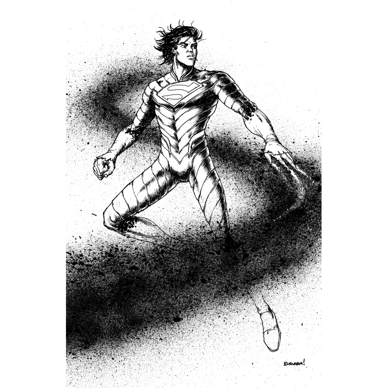 ABSOLUTE SUPERMAN 18 CVR D CHRIS BURNHAM CARD STOCK VAR