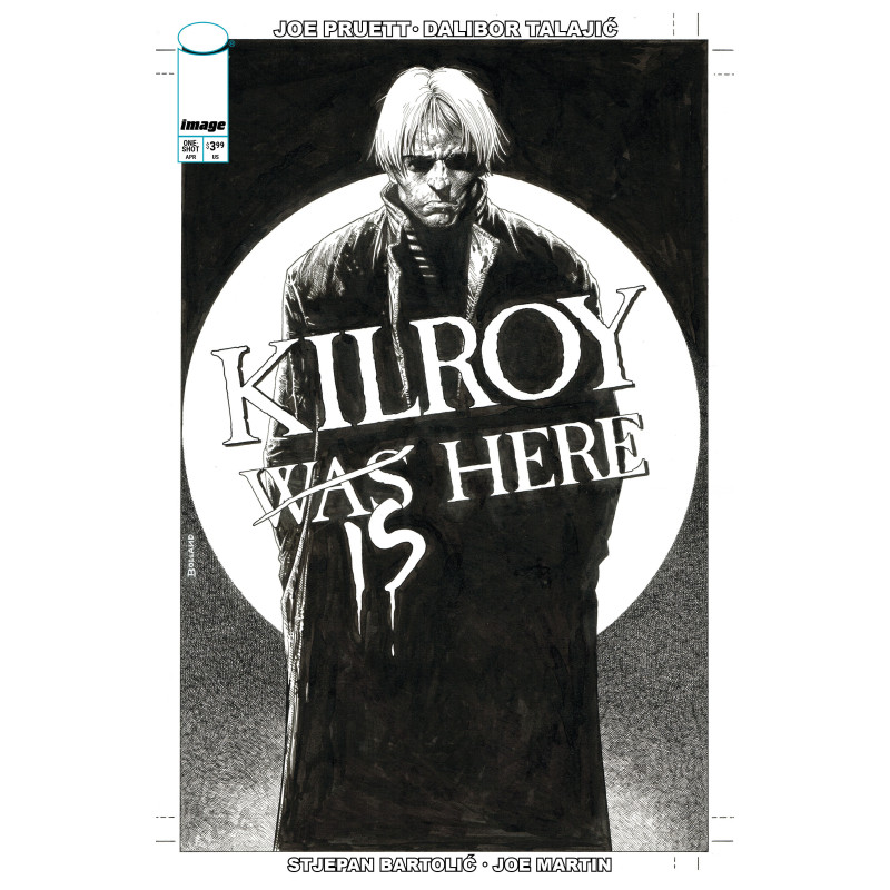 KILROY IS HERE (ONE SHOT) CVR B BRIAN BOLLAND B&W VAR