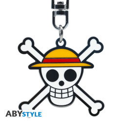 SKULL LUFFY ONE PIECE PORTE CLES