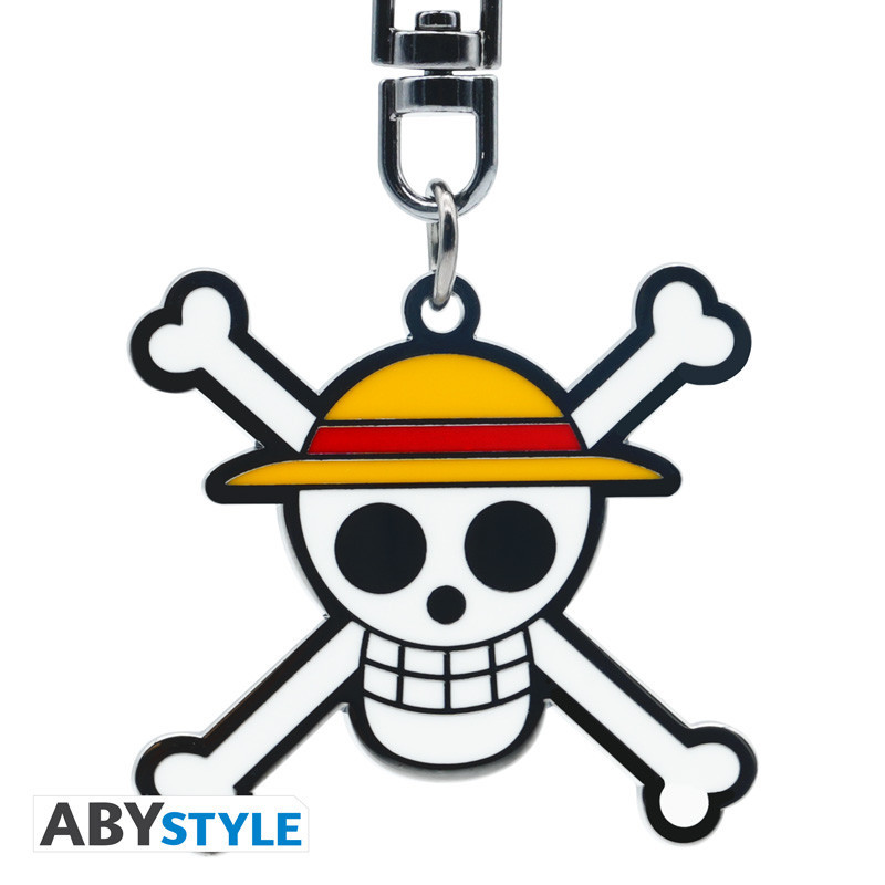 SKULL LUFFY ONE PIECE PORTE CLES