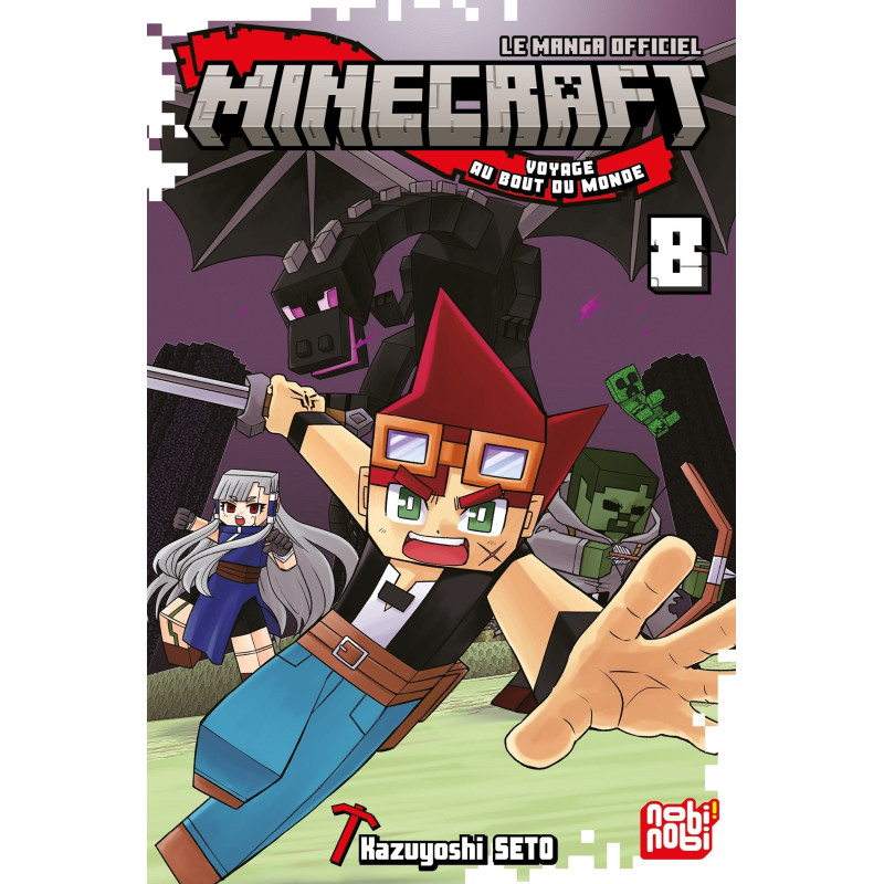 MINECRAFT LE MANGA OFFICIEL VOYAGE AU BOUT DU MONDE T08