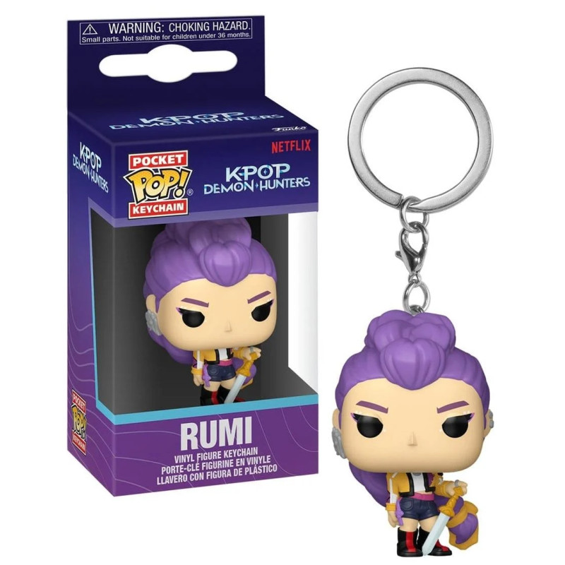 RUMI K POP DEMON HUNTERS PORTE CLEFS POCKET POP 4 CM