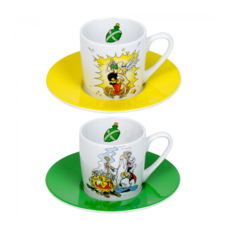 ASTERIX POTION MAGIQUE 2 TASSES A CAFE 85 ML