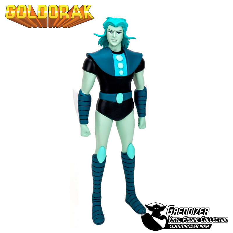 GOLDORAK EUDIXE / COMMANDER IARA FIGURINE 25CM