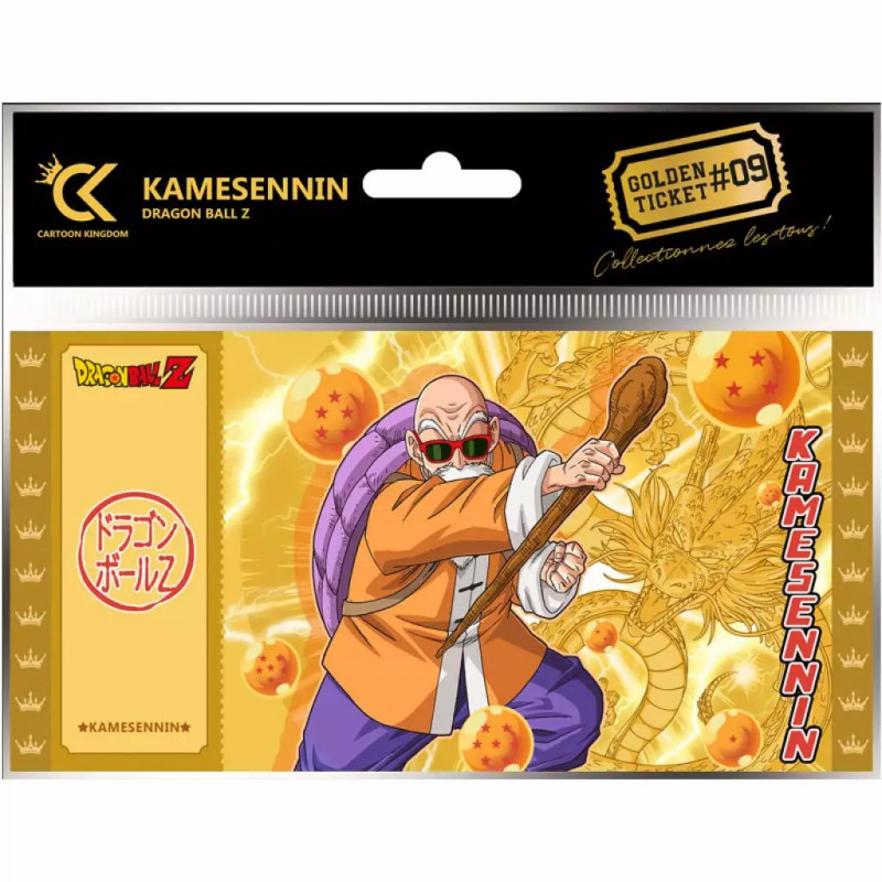 DRAGON BALL KAME SEnNIN TORTUE GENIAL GOLDEN TICKET