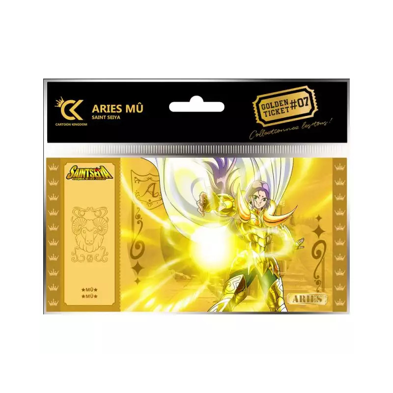 ARIES MU SAINT SEIYA GOLDEN TICKET