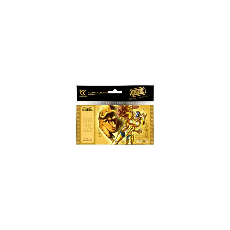 TAURUS ALDEBARAN SAINT SEIYA GOLDEN TICKET