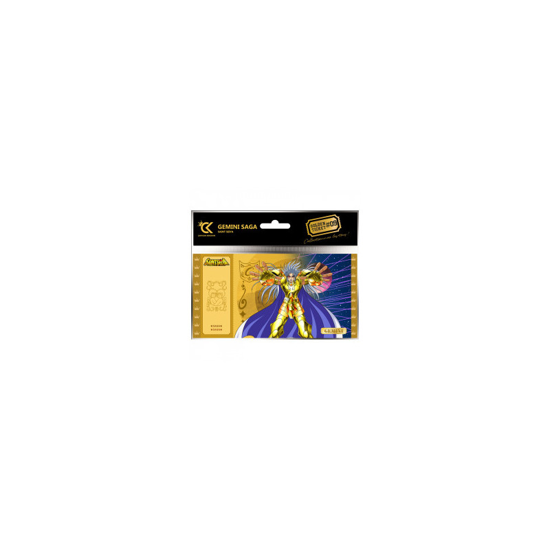 GEMINI SAGA SAINT SEIYA GOLDEN TICKET