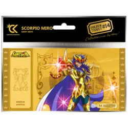SCORPIO MIRO SAINT SEIYA GOLDEN TICKET