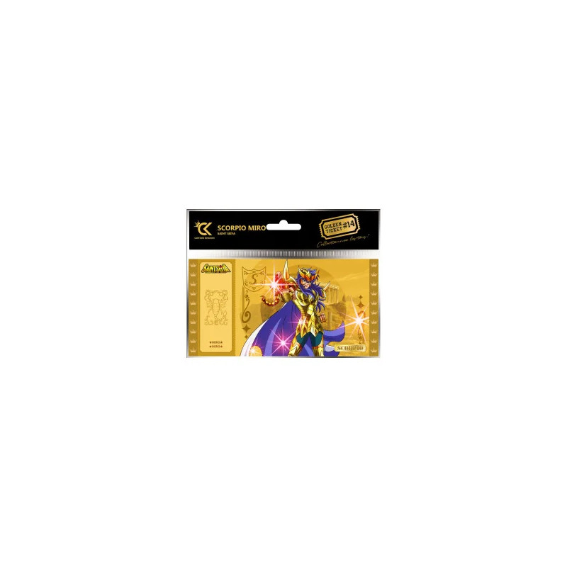 SCORPIO MIRO SAINT SEIYA GOLDEN TICKET