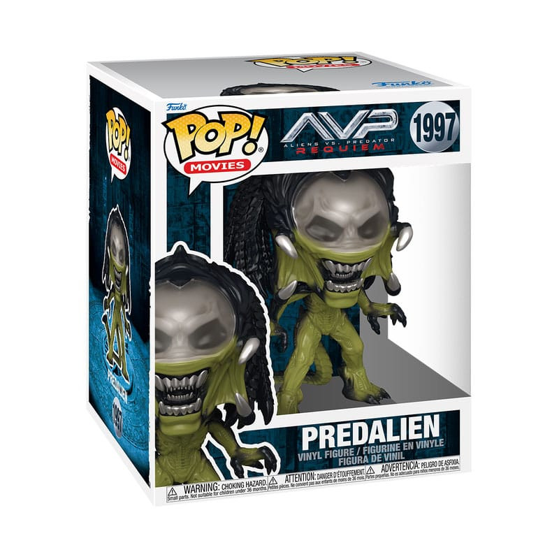 PREDALIEN AVP PREDATOR SUPER SIZED POP VINYL FIGURINE 15 CM