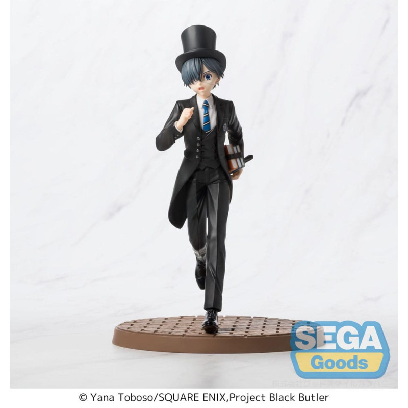 CIEL PHANTOMHIVE BLACK BUTLER BOARDING SCHOOL ARC STATUETTE LUMINASTA PVC 22 CM