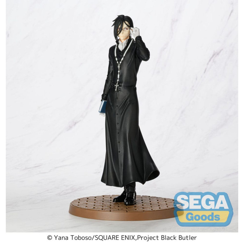SEBASTIAN MICHAELIS BLACK BUTLER BOARDING SCHOOL ARC STATUETTE LUMINASTA PVC 22 CM
