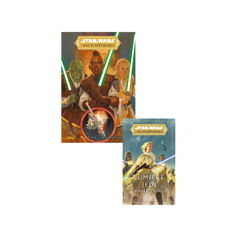 PACK DÉDICACE CHARLES SOULE : LA HAUTE REPUBLIQUE (BD et ROMAN)