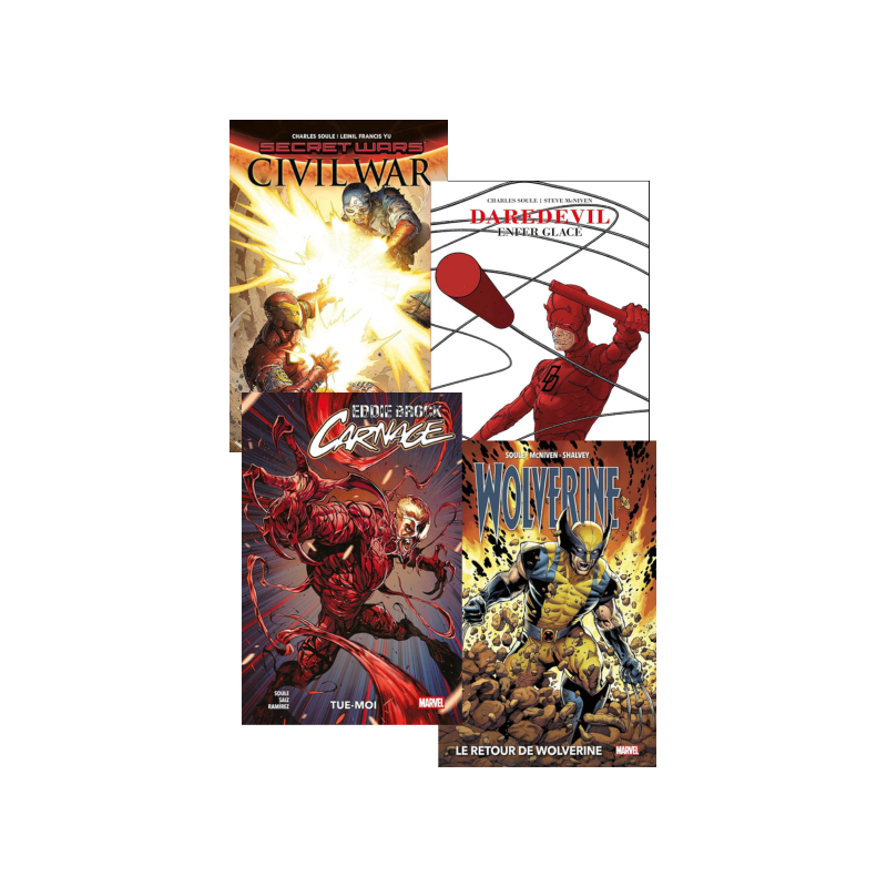 MÉGA PACK DÉDICACE CHARLES SOULE : MARVEL