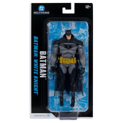 BATMAN WHITE KNIGHT BLISTER CARD DC MULTIVERSE FIGURINE 19 CM