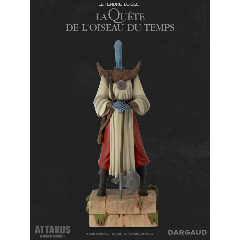 LE RIGE AVEC SA HACHE LA QUETE DE L OISEAU DU TEMPS STATUE 49 CM