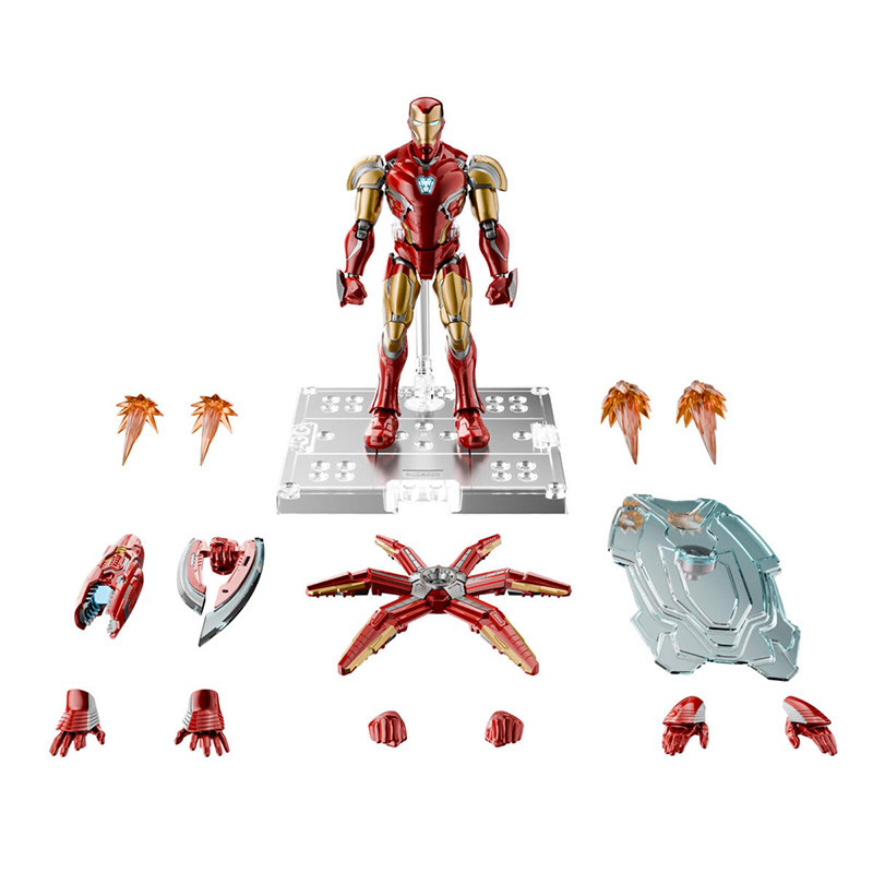 IRON MAN MK85 MARVEL HEROS BLOKEES CHAMPION CLASS 03 FIGURINE 16 CM