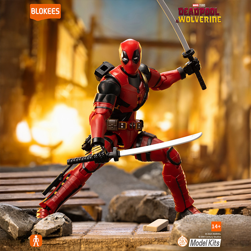 DEADPOOL MARVEL HEROS BLOKEES CHAMPION FIGURINE 16 CM