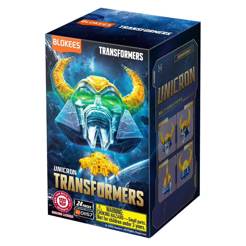 UNICRON-HEAD TRANSPARENT VERSION TRANSFORMERS BLOKEES DEFENDER VERSION 10 CM