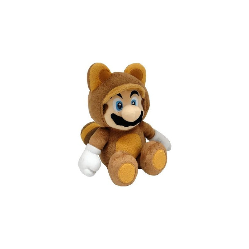 MARIO TANOOKI SUPER MARIO PELUCHE 22 CM