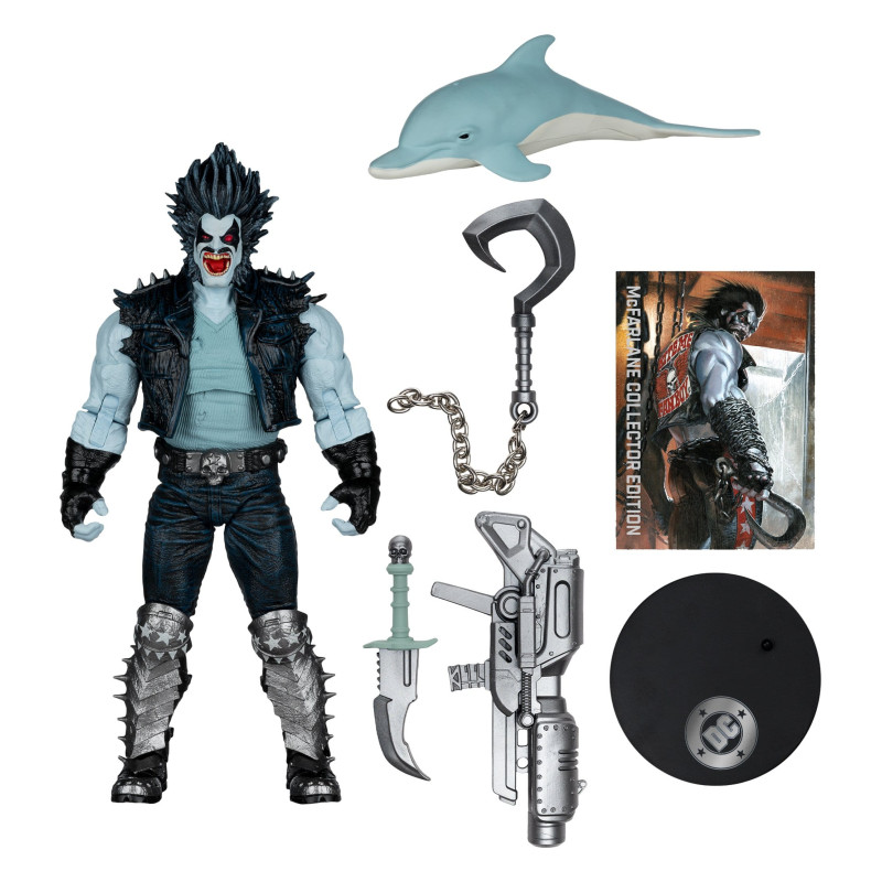 LOBO DC CLASSIC COLLECTOR EDITION 58 DC MULTIVERSE COLLECTOR EDITION FIGURINE 18 CM