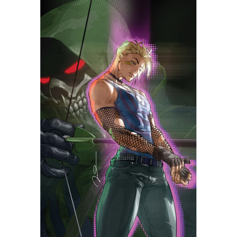 ABSOLUTE GREEN ARROW 2 (OF 6) CVR B GERALD PAREL CARD STOCK VAR