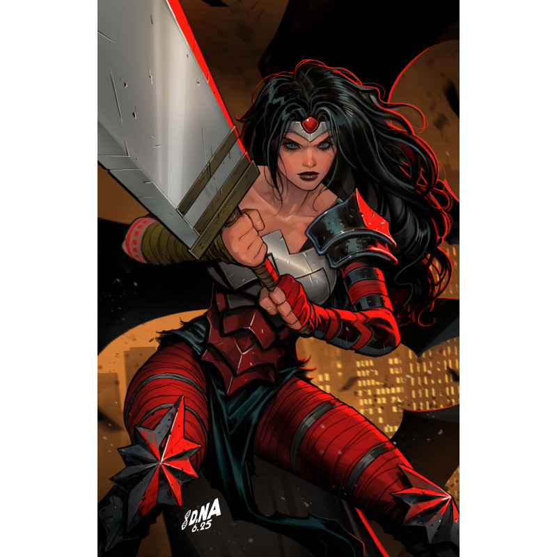 ABSOLUTE WONDER WOMAN 21 CVR B DAVID NAKAYAMA CARD STOCK VAR