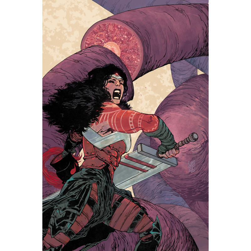 ABSOLUTE WONDER WOMAN 21 CVR D GIUSEPPE CAMUNCOLI CARD STOCK VAR