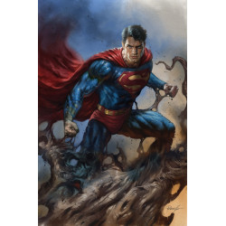ADVENTURES OF SUPERMAN BOOK OF EL 9 (OF 12) CVR B LUCIO PARRILLO CARD STOCK VAR
