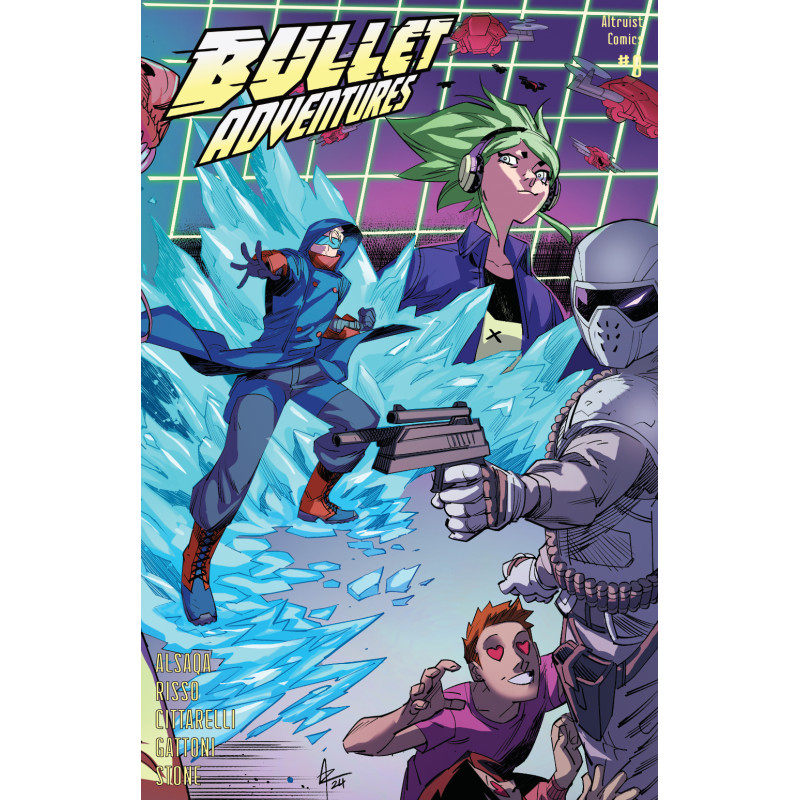 BULLET ADVENTURES 8 CVR B ANDRE RISSO FRANCESCA CITTARELLI CONNECTING VAR