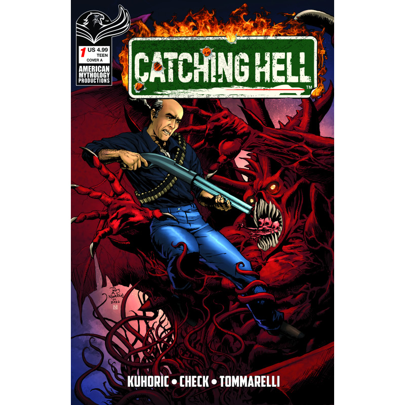 CATCHING HELL FEAT REGGIE BANNISTER 1 CVR A ROY ALLAN MARTINEZ Previously Solicted Thru Diamond