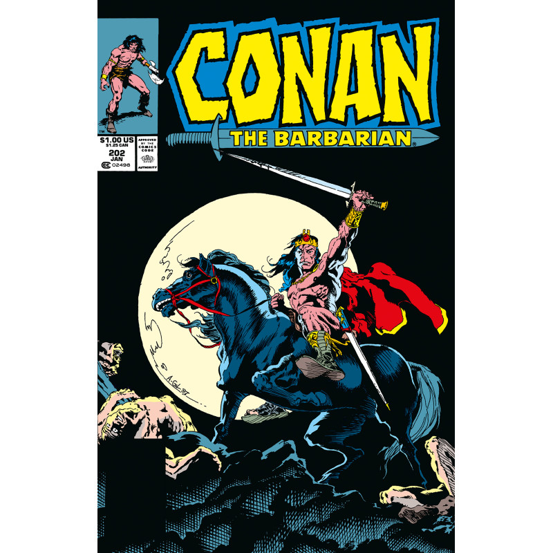 CONAN THE BARBARIAN THE ORIGINAL COMICS OMNIBUS VOL 08 DIRECT MARKET EDITION ARMANDO GIL CVR (MR)