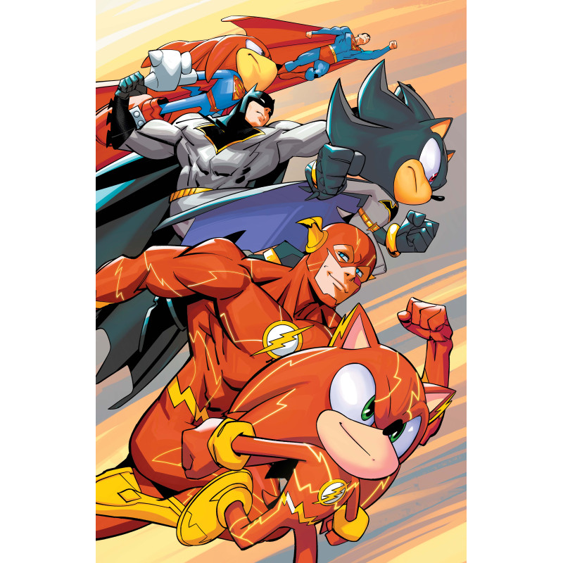 DC X SONIC THE HEDGEHOG THE METAL LEGION 2 (OF 5) CVR C DANIELE DI NICUOLO CARD STOCK VAR