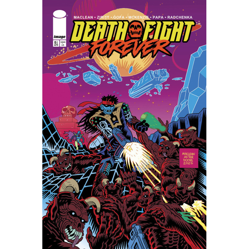DEATH FIGHT FOREVER 5 (OF 5) CVR A ANDREW MACLEAN (MR)