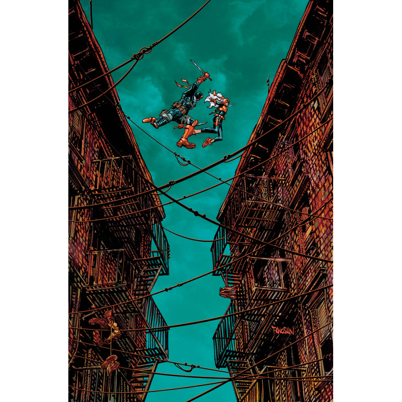 DEATHSTROKE THE TERMINATOR 4 CVR B DAN PANOSIAN CARD STOCK VAR