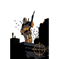 DEATHSTROKE THE TERMINATOR 4 CVR C DAVID AJA CARD STOCK VAR