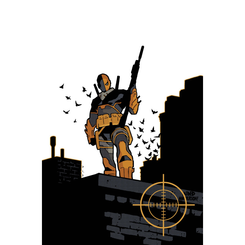 DEATHSTROKE THE TERMINATOR 4 CVR C DAVID AJA CARD STOCK VAR