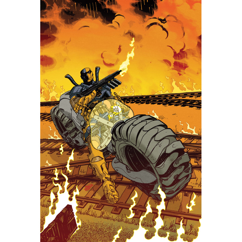 DEATHSTROKE THE TERMINATOR 4 CVR D CULLY HAMNER CARD STOCK VAR