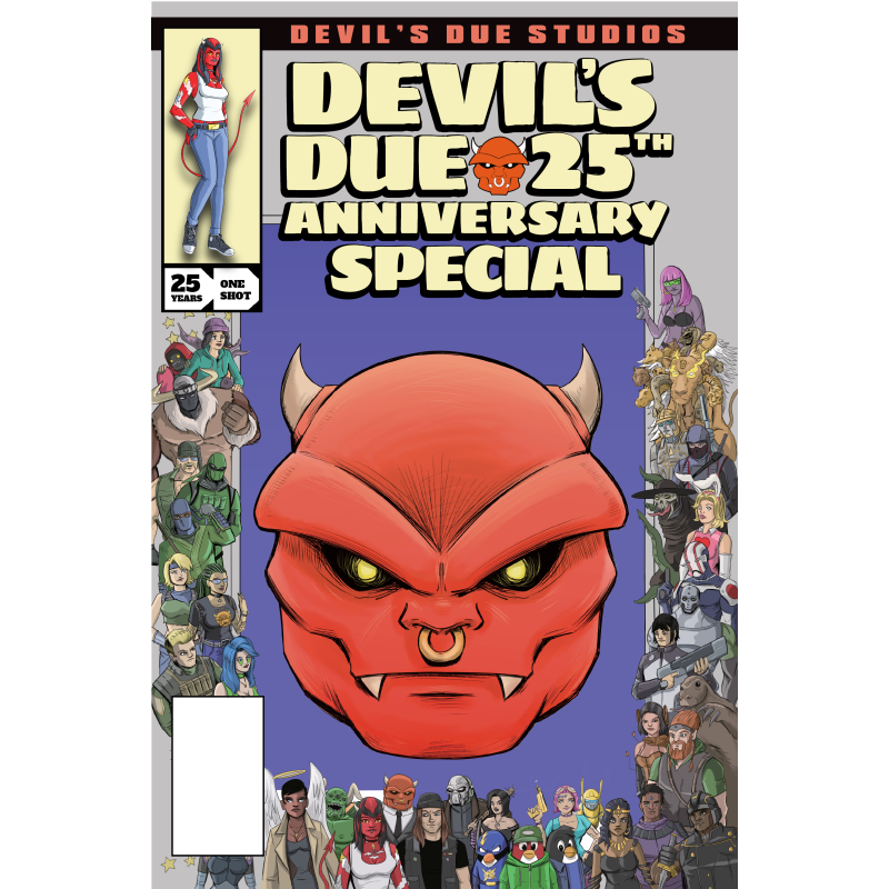 DEVILS DUE 25TH ANNIVERSARY SPECIAL 1 (ONE SHOT) CVR A JOSH BLAYLOCK RETRO HOMAGE
